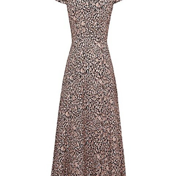 Reiss - Livia Printed Cutout Back Midi Dress - Picture 3 of 3